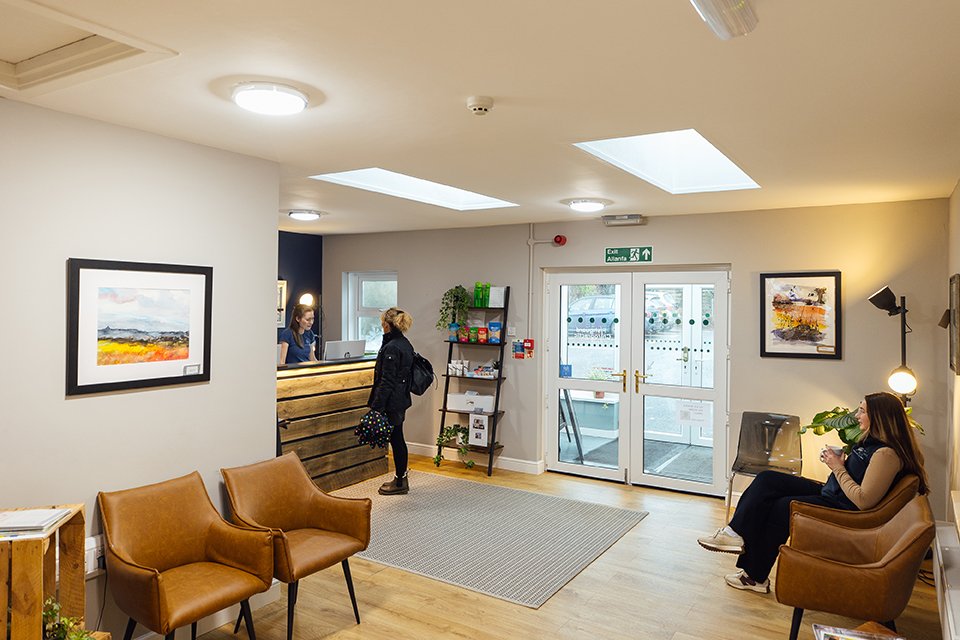 Chiropractic Clinic waiting room